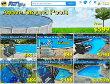 Tablet Screenshot of discountpoolkits.com